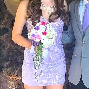 Berlinnova purple short dress. Size 2